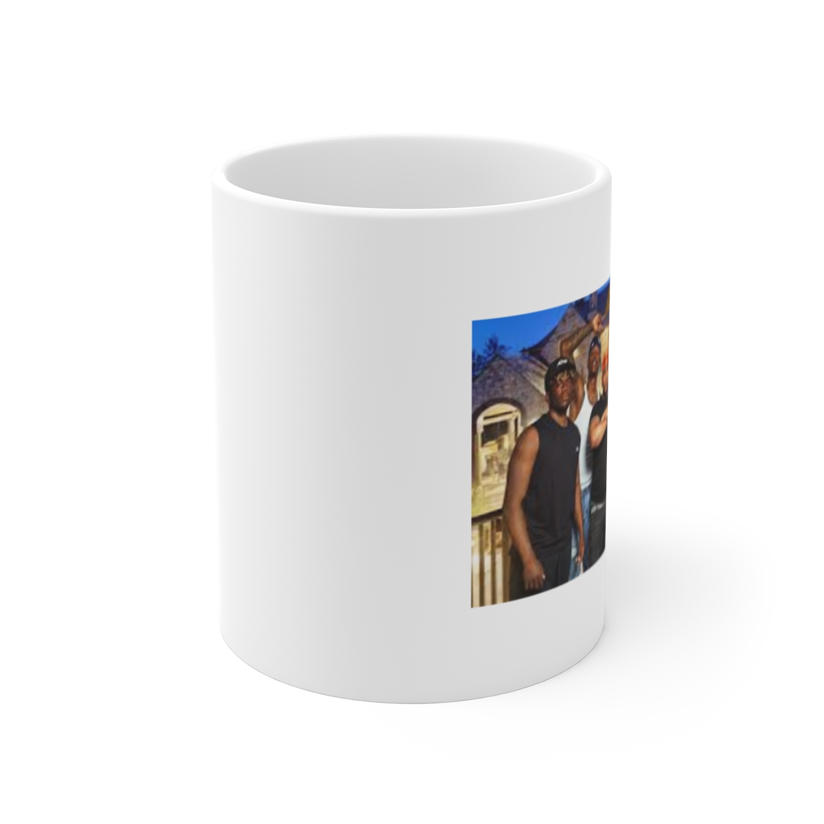 AMP White Mug - alternate angle 1, merchandise