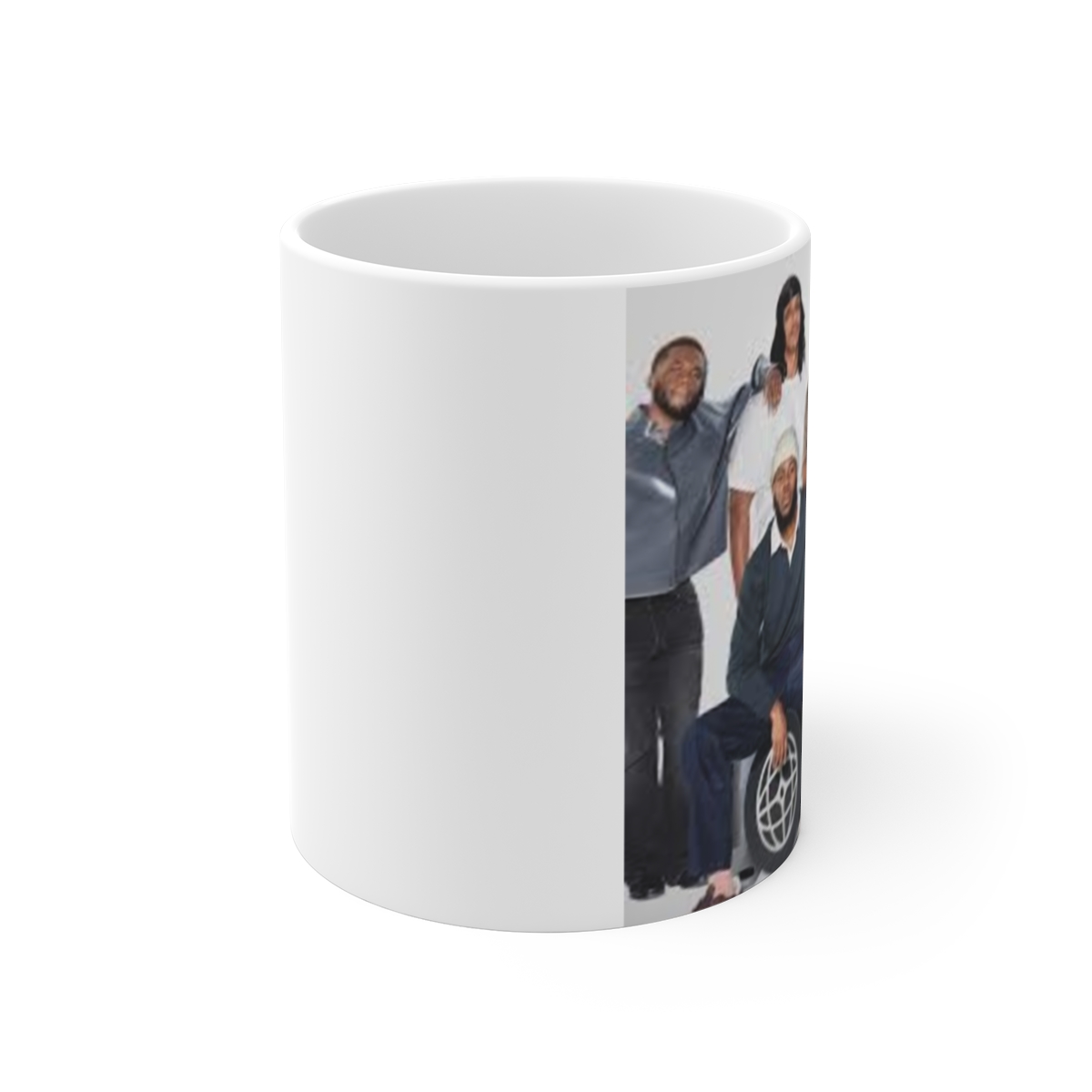 AMP White Mug #4 - alternate angle 1, merchandise