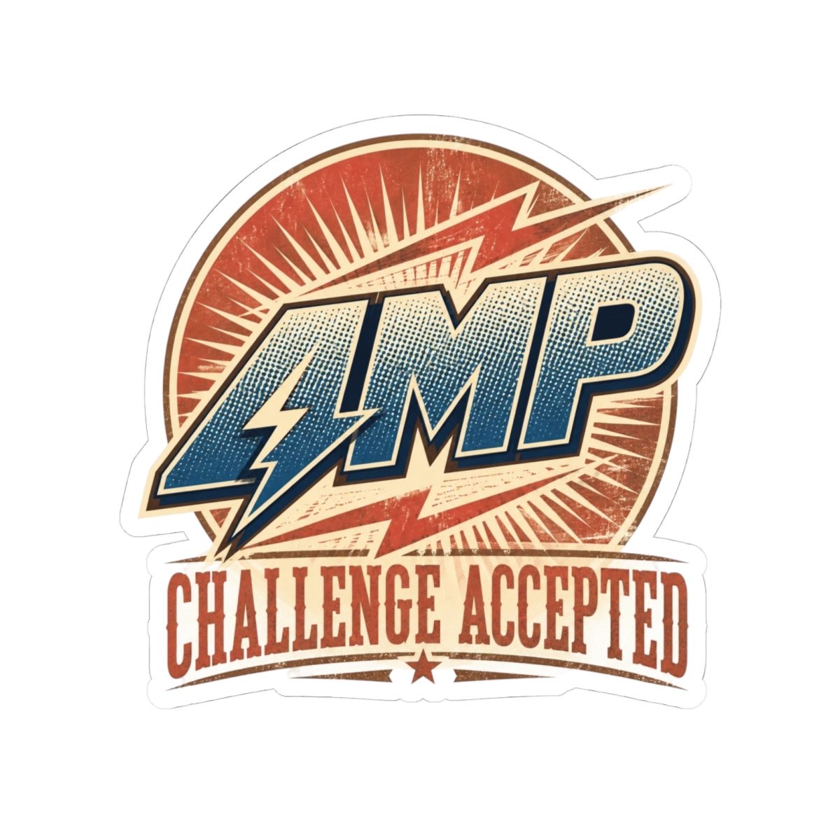AMP "Challenge Accepted" Sticker